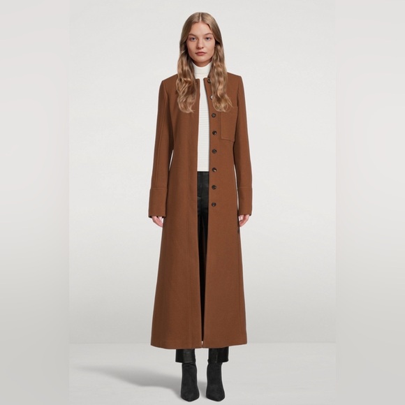 Victoria Beckham Jackets & Blazers - VICTORIA BECKHAM Teddy Wool-Blend Coat
